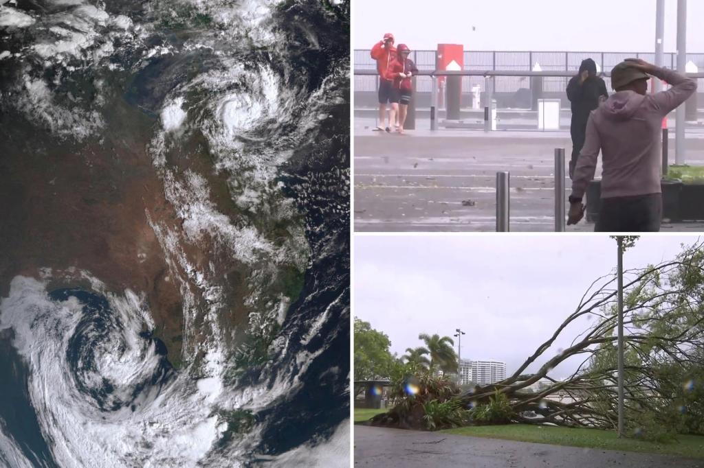 Cyclone Jasper crosses Australiaâs east coast as category 2 storm with 87 mph winds